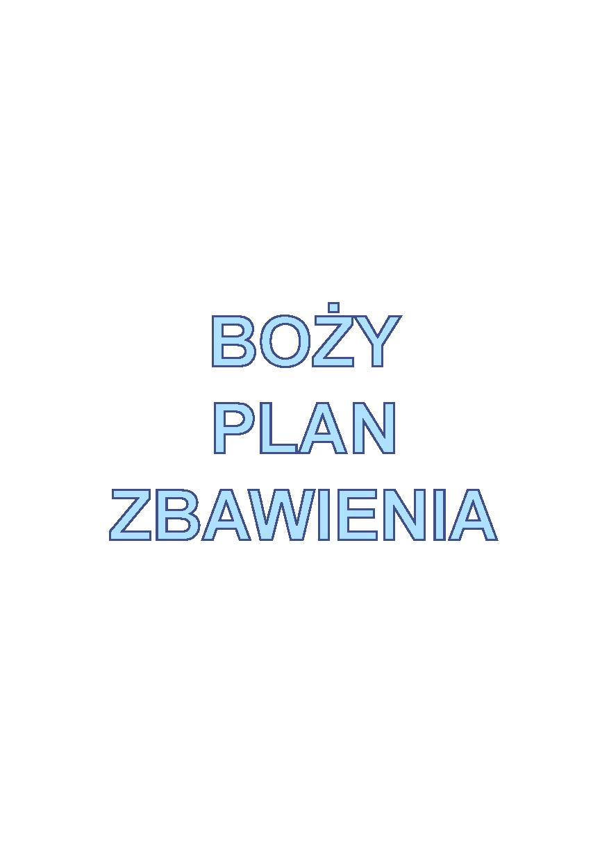 Boży plan zbawienia